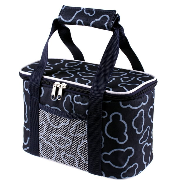 Fiudx Bolsa Térmica Térmica de 5 L, Bolsa de Almuerzo a Prueba de Fugas, Diseño Reutilizable, Ideal para La Oficina, La Escuela, Picnic, Senderismo, Tamaño Compacto, Poliéster Duradero, Ideal para Co