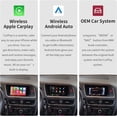 thumbnail image 4 of Road Top Wireless Carplay Android Auto Module Receiver Box for Audi S4 S5 A4 A5 (2009-2015 Year) for Q5 (2009-2017 Year) with 2GMMI, Carplay Retrofit Kit Decoder, Support Mirrorlink, Camera, 4 of 7