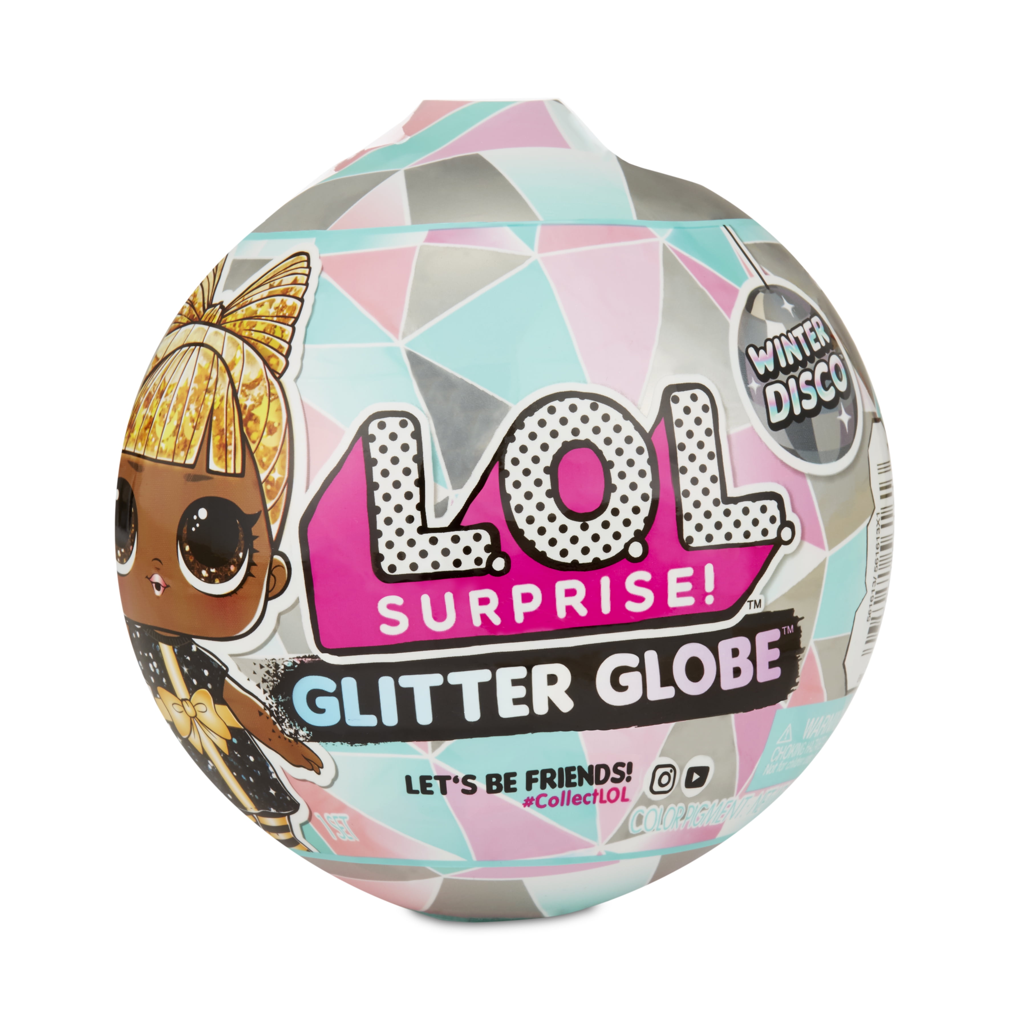 LOL Surprise! Glitter Globe Doll W Inter Disco Series W Ith Glitter Hair
