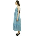 thumbnail image 2 of Bimba Women's Sundress Long Maxi Drawstring Waist Spaghetti Strap Dresses, 2 of 9