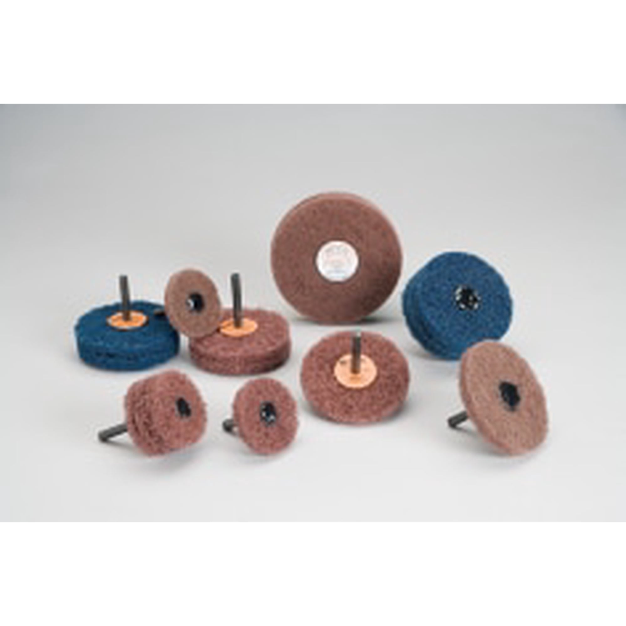 Standard Abrasives Buff and Blend GP Wheel 880413 3 in x 1 Ply x 1/4 in A MED 10 per inner 100 per case