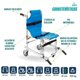 thumbnail image 4 of Silla de Ruedas para Escaleras Manual | 4 Ruedas Todoterreno | 3 Correas de Seguridad | Plegable | Transporte de Emergencia | Silla de Evacuación Rescate 158kg, 4 of 8