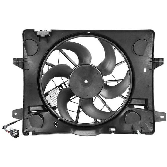 Radiator Fan Assembly 1 - Compatible with 2003 - 2005 Lincoln Town Car 4.6L V8 2004