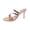 Rose Gold, variant on Women Toe Loop Double Strap Patent Stiletto Mule Heels Elegant Footwear For Party Club Casual Outdoor Evening