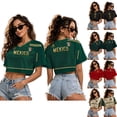 thumbnail image 2 of 2026 New Mexico Soccer Jersey Women, Printed Mexico National Team Design, Mexican Jersey Soccer Crop Top, Mens V-Neck Short Sleeve Match Day Athletic Casual Football Shirt for Adult, 2 of 6