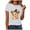 White, variant on Leey-World Women'S Halloween Shirts Halloween Shirts Women Oversized T-Shirt Funny Pumpkin Ghost Graphic Tees Fall Casual Short Sleeve Tops