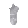 thumbnail image 2 of vzibsiv Mens Socks No Show Thin Free Size Breathable Cushioned Athletic Work Low Cut Thin Sock Gray, 2 of 6