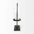thumbnail image 3 of Mercana Furniture Saturn I Small Black Metal Table Candle Holder, 3 of 7