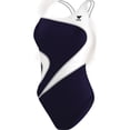 thumbnail image 3 of TYR Adult Alliance T-Splice Maxfit Swimsuit, Navy/Red, 28, 3 of 8
