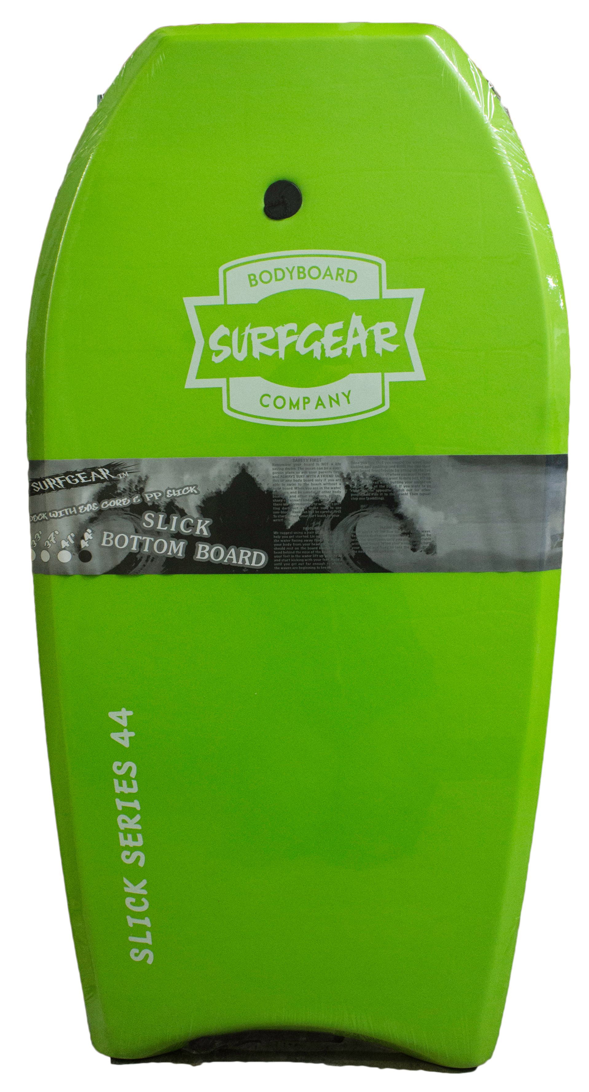 Vermenigvuldiging Integraal inhoud Surf Gear Pro Slick Bottom Hard Bottom Body Surfing Board (green, 44 Inch)  - Walmart.com