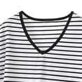 thumbnail image 3 of gbyLJF Womens Summer Tops Casual Loose Fit Striped Tank Top Tees Sleeveless Tunic V Neck T Shirts, 3 of 5