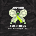 thumbnail image 4 of Inktastic Lymphoma Awareness Hope Support and Love Boys or Girls Baby Bodysuit, 4 of 5