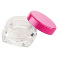 thumbnail image 2 of fastboy 10PCS Square Clear Mixed Colors Cosmetic Empty Jar Makeup Pot Face Cream Eye Shadow Container Case Box 3g/5g, 2 of 7