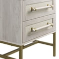 thumbnail image 6 of Hopper Studio Sophia 2-Drawer Nightstand in Sand Finish with Rattan Drawers for Bedrooms, 6 of 6
