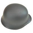 thumbnail image 3 of Lunatic, L2011-14, Medium, Matte Black German Style Motorcycle Helmet, 3 of 4