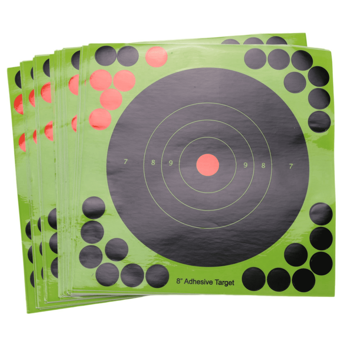 200Pcs/Set Hunting Targets 8x8 Inch Self Adhesive Paper Reactive Splatter Targets Stickers