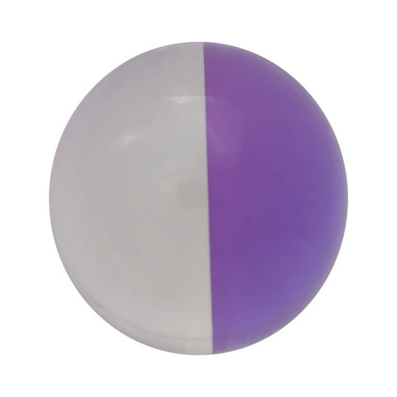 Zeekio Contact Juggling Ball - Two Tone - 80 mm - Purple/Clear