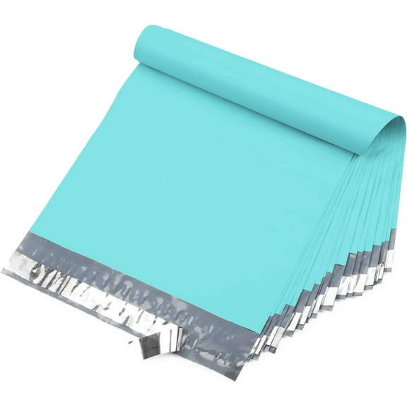Yens 10X13 M4-100pcs WHITE POLY MAILERS SHIPPING ENVELOPES PLASTIC BAGS-Teal
