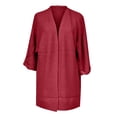 thumbnail image 5 of Turilly Womens Jackets Ladies Women's Flowy Kimono Cardigan Open Front Dress Printed Chiffon Blouse Loose Tops, 5 of 6