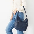 thumbnail image 3 of Bolso Hobo The Sak Sequoia Leather Indigo para mujer, 3 of 8