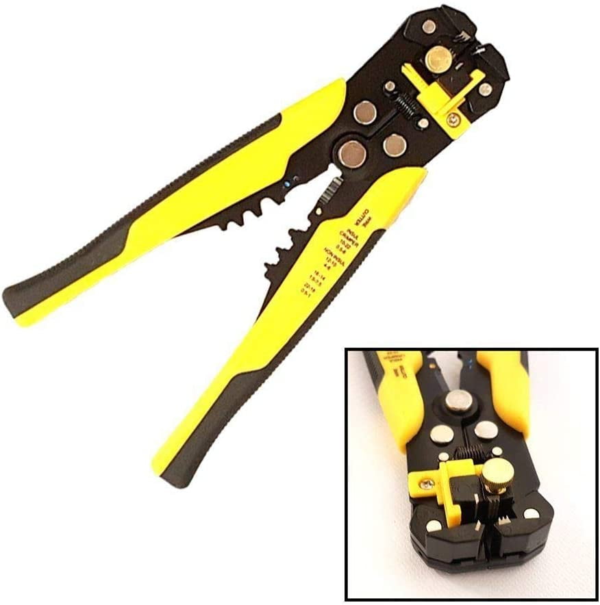Self Adjustable Automatic Cable Wire Crimper Crimping Tool Stripper Plier Cutter 