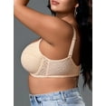 thumbnail image 2 of LJVOGUES Lace Bras for Women Full Coverage Underwire Bras Plus Size Lifting Lace Bra for Heavy Breast, 2 of 10