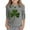 1Grey46, variant on Girl's T-Shirts St Patricks Day Printed Three Quarter Sleeved Crewneck T Shirts School Wear Comfort Fit Tee Shirt Outdoor Activities Trendy Breathable Top