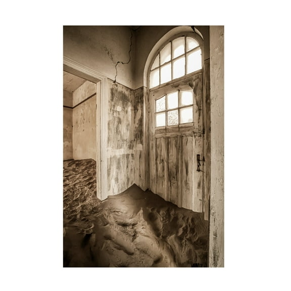 Canvas Wall Art - Fion Wong 'Haunted House' Wall Art for Living Room, Bedroom, or Office Décor by Trademark Fine Art - 12 x 19 Inches