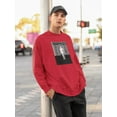 thumbnail image 2 of Abstract Man Techno Style Sweatshirt Men -Image by Shutterstock, Male 3X-Large, 2 of 4