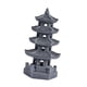 thumbnail image 4 of Estatua de resina con forma de pagoda y energía solar para jardín, decoración paisajística Gris oscuro, 4 of 9