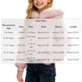 thumbnail image 3 of Annhoo Big Boys Girls Zip Hooded Jackets Winter Fleece Long Sleeve Outdoor Coat Cute Fashion Cropped Outerwear, 3 of 9