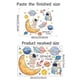 thumbnail image 2 of Pegatinas de pared Oso de Fresa de Dibujos animados universo planeta astronauta estrellas, 2 of 5