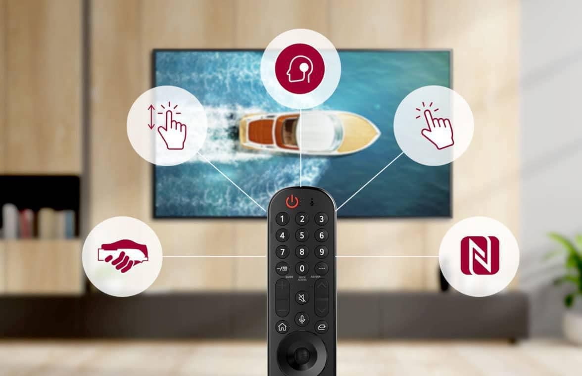 LG Nano75 NanoCell Series Téléviseur Intelligent 4K Intégré Alexa de 55 Pouces (3840 x 2160), Taux de Rafraîchissement de 60 Hz, 4K Alimenté par l'IA, Jeux en Nuage (55NANO75)