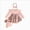 O17-Pink, variant on 0-3 Months Newborn Baby Girls Bodysuits Cute Print Jumpsuit Headband Socks Four Piece Set