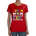 thumbnail image 2 of Wild Bobby Autism Mom Support Heroes I'm Raising Mine Women Graphic Tee, 2 of 6