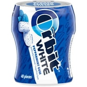Orbit Gum White Peppermint Sugar Free Chewing Gum - 40 Piece Bottle