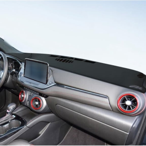 Leather Dashboard Cover Mat Non-Slip Pad Carpet Sunshield Protector Car Dashboard Cover Dash Pretector Mat For Blazer 2019-2024