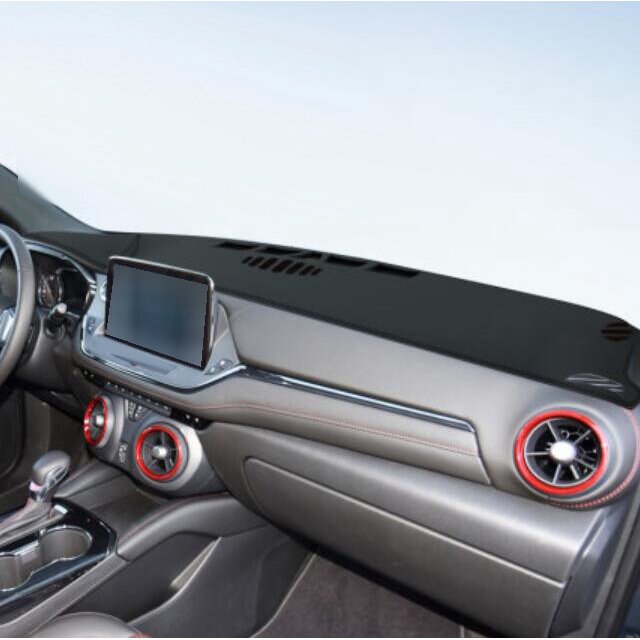 Leather Car Dashboard Cover Dash Pretector Mat For Blazer 2019-2024 Non-Slip Sunshield Protector