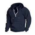thumbnail image 2 of Fashion Hoodie Men's Stand Up Collar Zipper Hooded Sports And casual HoodieXL, 2 of 5