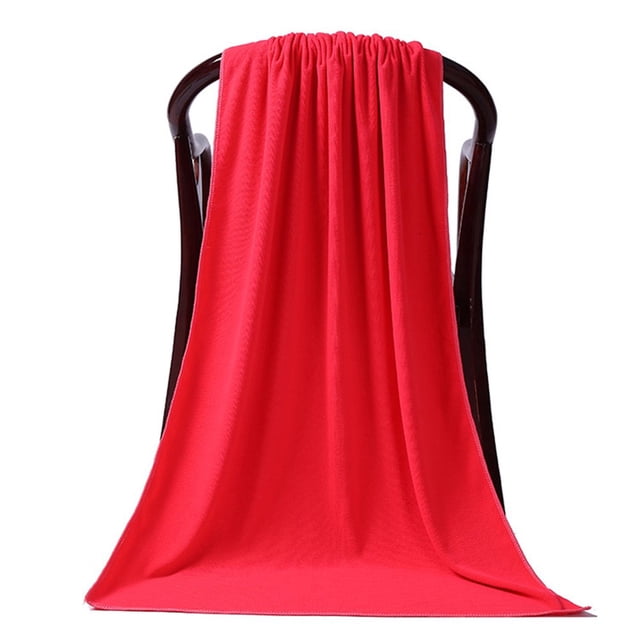 80 x 180cm Large Absorbent Microfiber Drying Beach Swim Sport Bath Towel Sheet