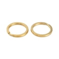 thumbnail image 2 of 304 Stainless Steel Keychain Clasp Findings Split Key Rings Golden 30x2.8mm, 2 of 5