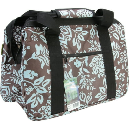 Janetbasket Blue Fl Eco Bag 18 X 10 12 Janetbasket Blue Fl Eco Bag