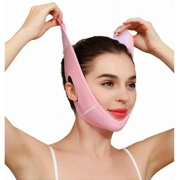 Artrylin Reusable Mask,V Shaped Face Mask for Sagging,Refined Jawline Support Strap,Adjustable Facial Slimming Strap,Chin Up & Face Lifting Belt