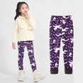 thumbnail image 3 of Esaierr 3PCS Toddler Girls Fleece Lined Leggings for Kids Winter Pants Trousers Kids Thick Warm Printed Pants for 3-12 Years, 3 of 5