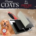 thumbnail image 3 of Dog Slicker Brush - Large Size for Goldendoodle & Retriever, Protective Ball Tipped Pins for Deep Grooming, 3 of 5