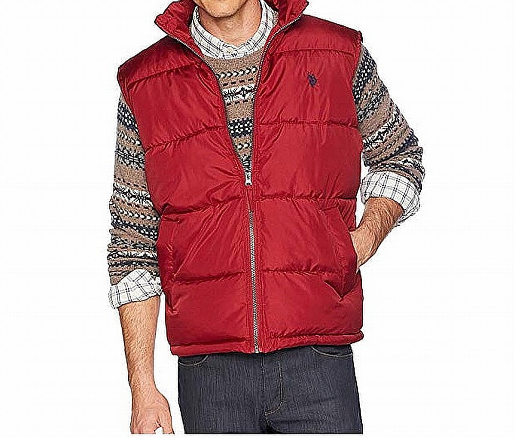Download Designer Brand Coats & Jackets - Mens Jacket Medium Vest Puffer Mock Neck M - Walmart.com ...