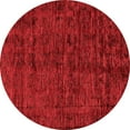 thumbnail image 1 of Ahgly Company Indoor Round Abstract Red Modern Area Rugs, 7' Round, 1 of 4