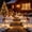 #5, variant on Kumdkdwn Solar Christmas Yard Decorations LED Lighted Metal Stake Set with Santa Snowman Reindeer Ornaments for Outdoor Garden Lawn Pathway Holiday Display