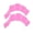 Pink, variant on jiaroswwei 1 Pair Silicone Swimming Hand Fins Kids Adults Beginner Professional Aquatic Swim Training Fins Webbed Flippers Palms Swim Gear