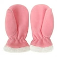 thumbnail image 2 of Dyfzdhu Mittens For Baby Snow Gloves For Kids Girls Boys 1-4Years Infant Winter Snow Ski Gloves Fleece Warm Gloves Pink, 2 of 9